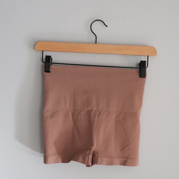 Spanx EcoCare Seamless Sculpting Brown XL Shaping Compression Boy Shorts - Picture 3 of 8